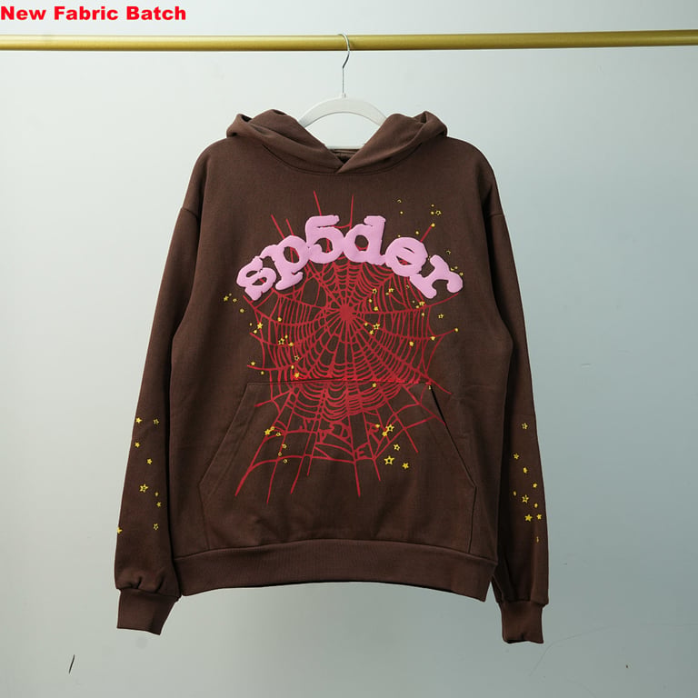 Sp5der Web Hoodie Brown - 21