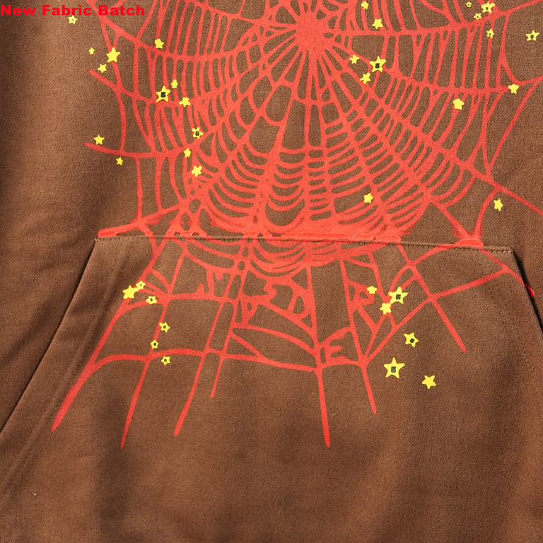 Sp5der Web Hoodie Brown - 36