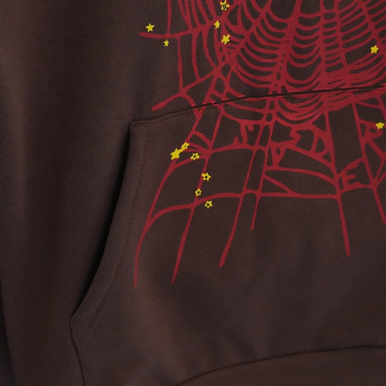 Sp5der Web Hoodie Brown - 52