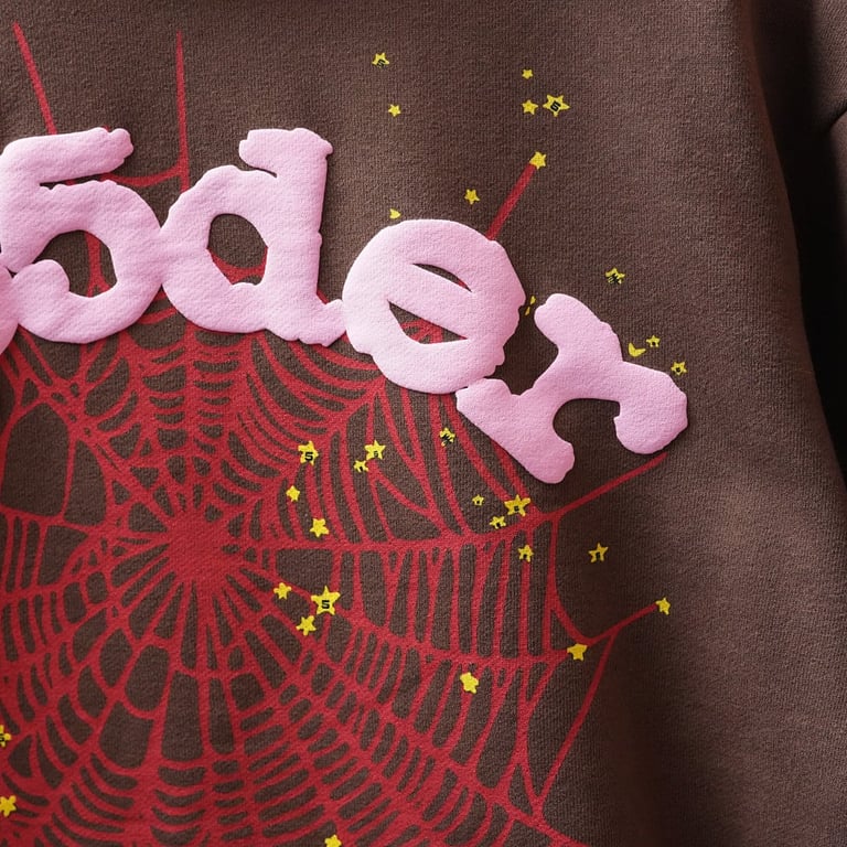 Sp5der Web Hoodie Brown - 54