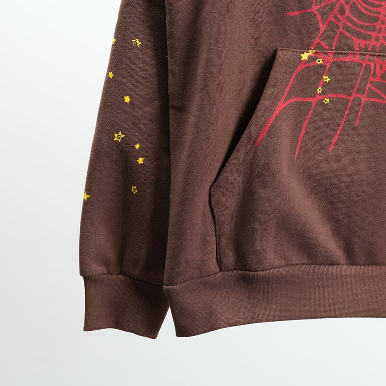 Sp5der Web Hoodie Brown - 60