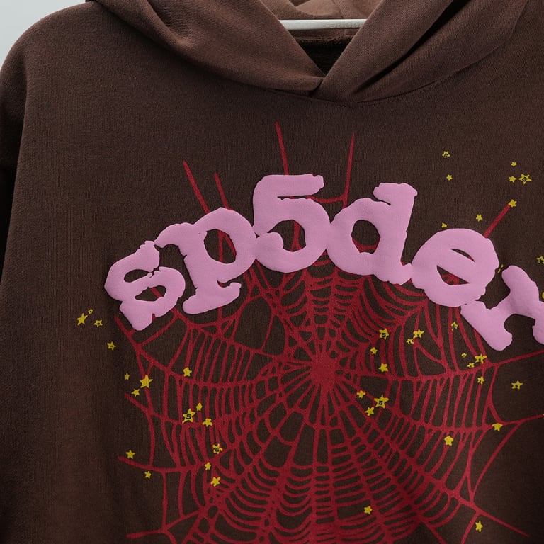 Sp5der Web Hoodie Brown - 62