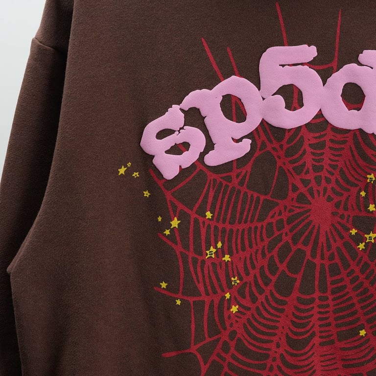 Sp5der Web Hoodie Brown - 66