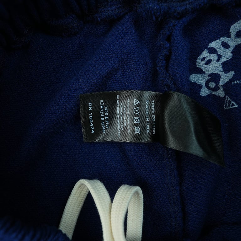 Sp5der 0G Web Logo Sweat Short Navy - 11
