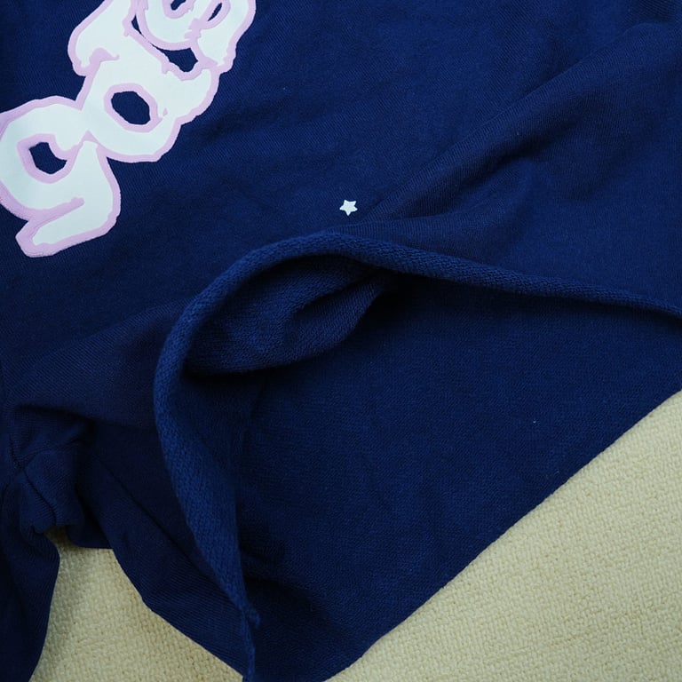 Sp5der 0G Web Logo Sweat Short Navy - 14