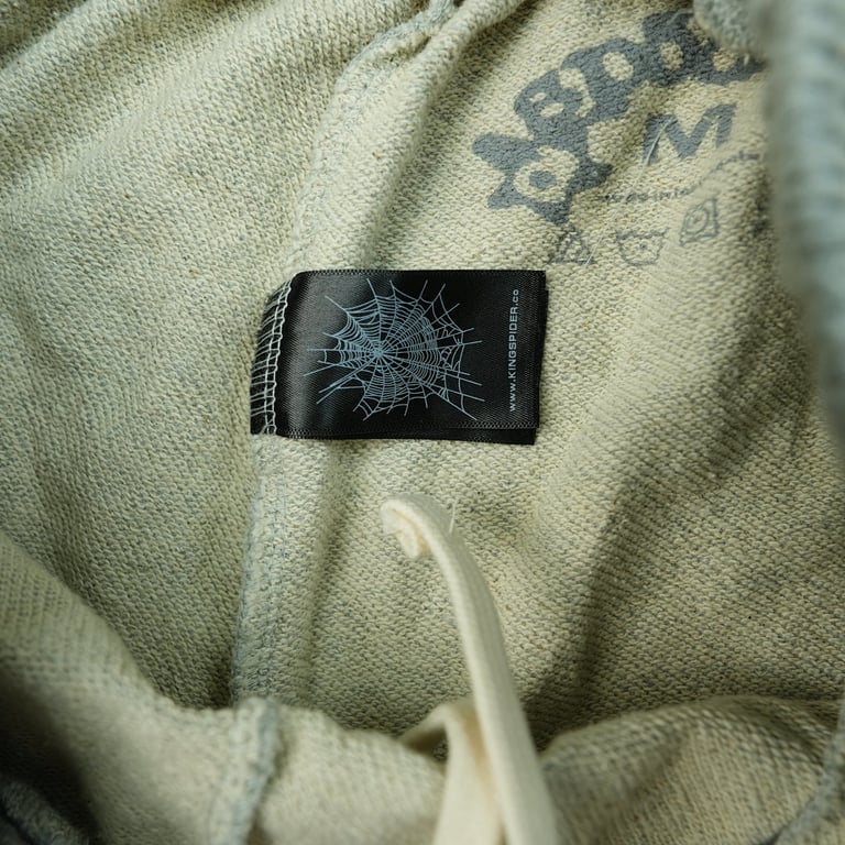 Sp5der OG Web Logo Sweat Short Heather Grey - 12