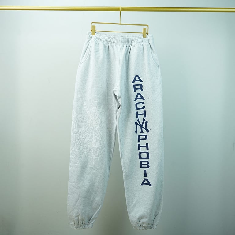 Sp5der Arach NY Phobia Sweatpants Ash Grey - 4
