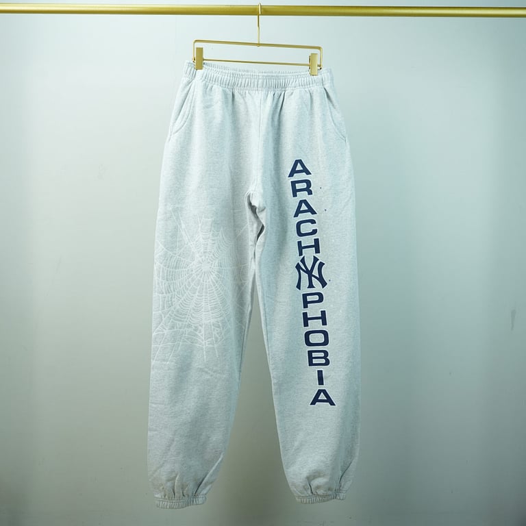 Sp5der Arach NY Phobia Sweatpants Ash Grey - 6