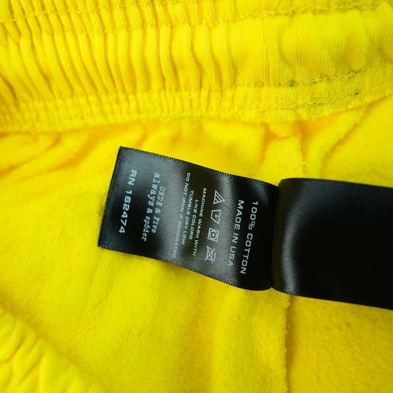 Sp5der Legacy Sweatpants Yellow - 18
