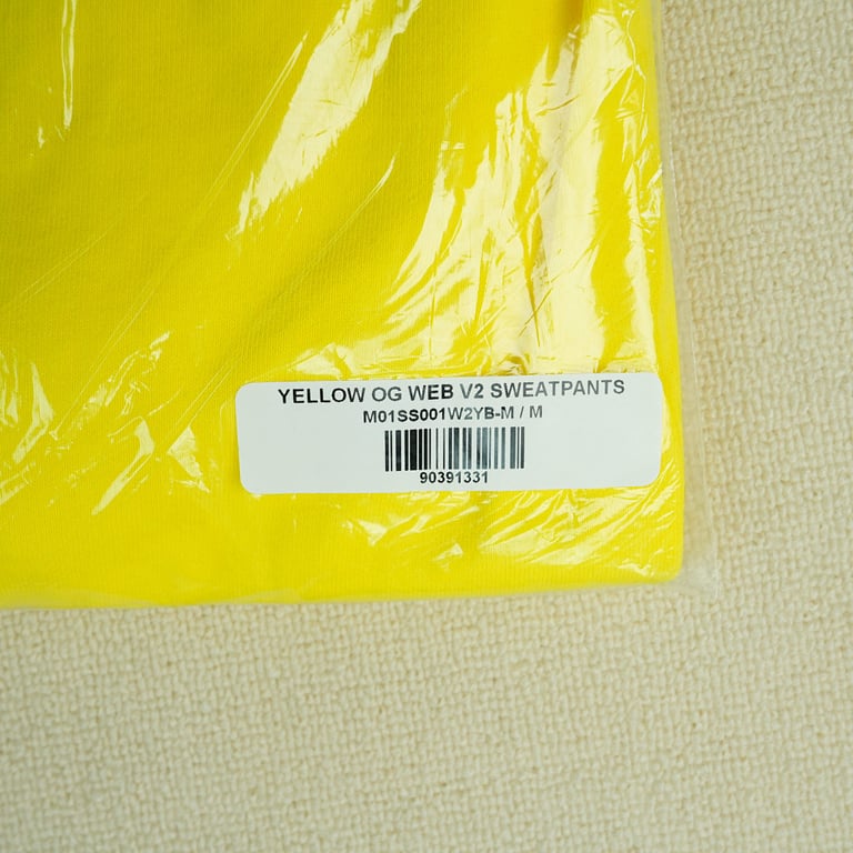 Sp5der Legacy Sweatpants Yellow - 4