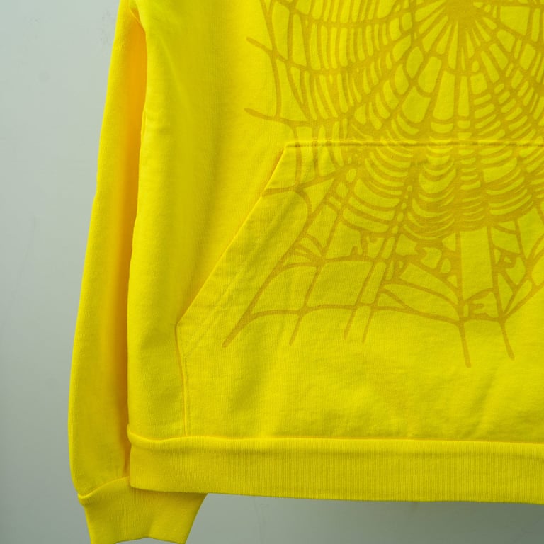 Sp5der Legacy Hoodie Yellow - 10