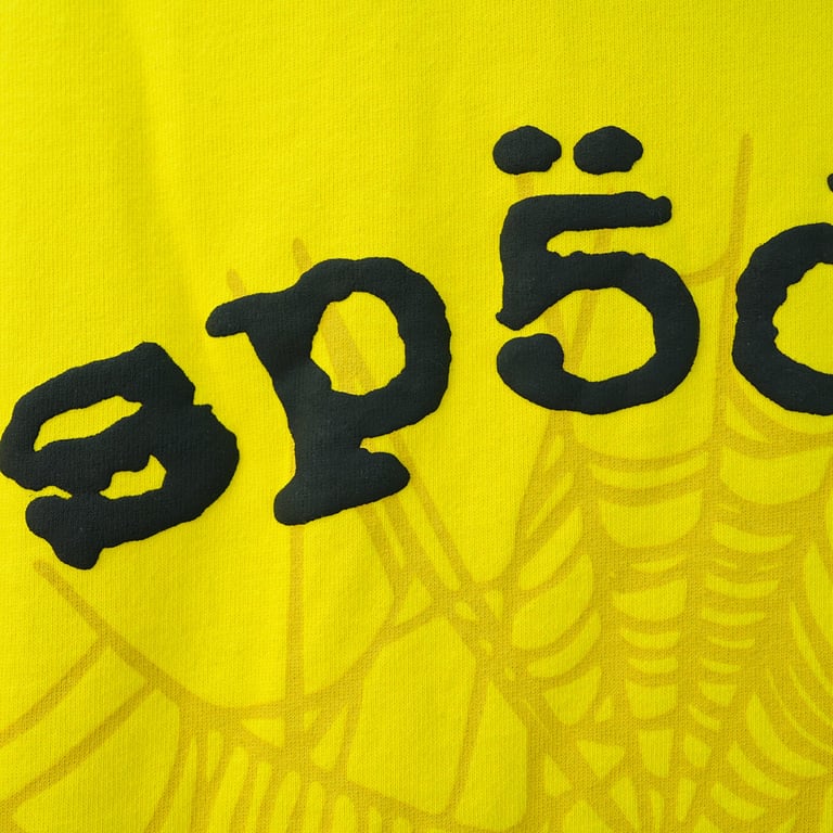 Sp5der Legacy Hoodie Yellow - 12