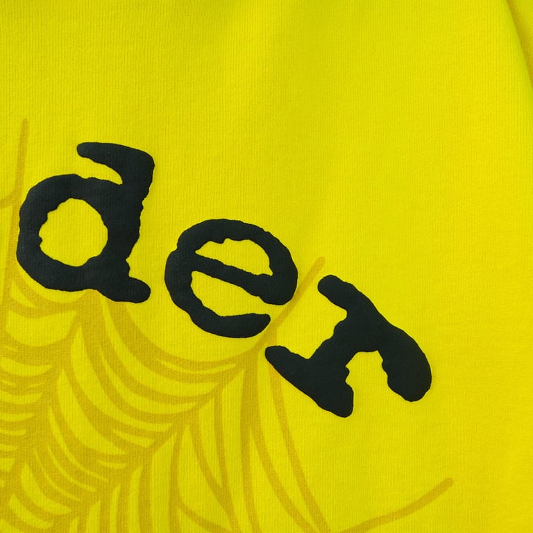 Sp5der Legacy Hoodie Yellow - 13