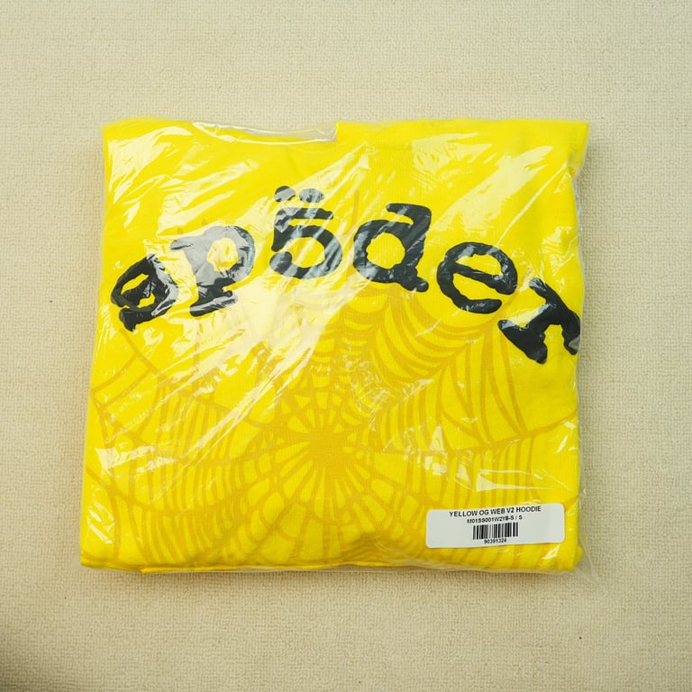 Sp5der Legacy Hoodie Yellow - 3