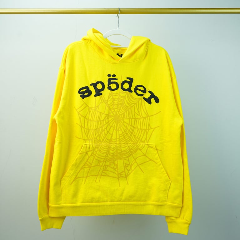 Sp5der Legacy Hoodie Yellow - 4