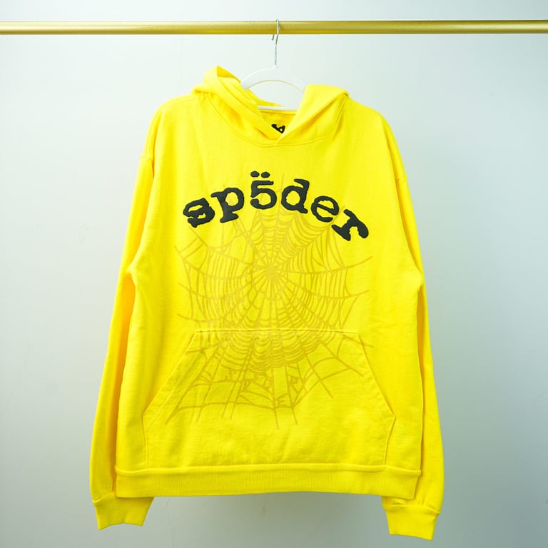 Sp5der Legacy Hoodie Yellow - 5
