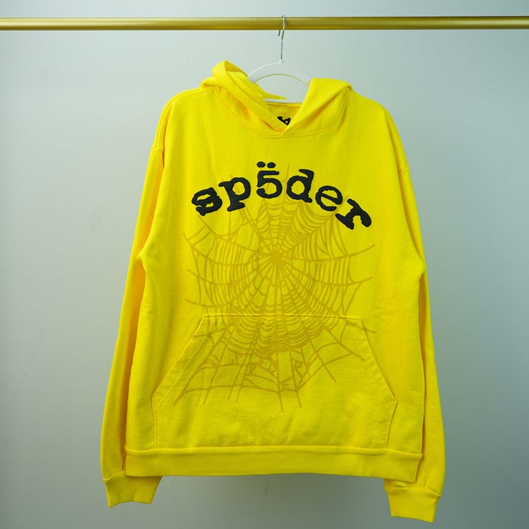 Sp5der Legacy Hoodie Yellow - 7
