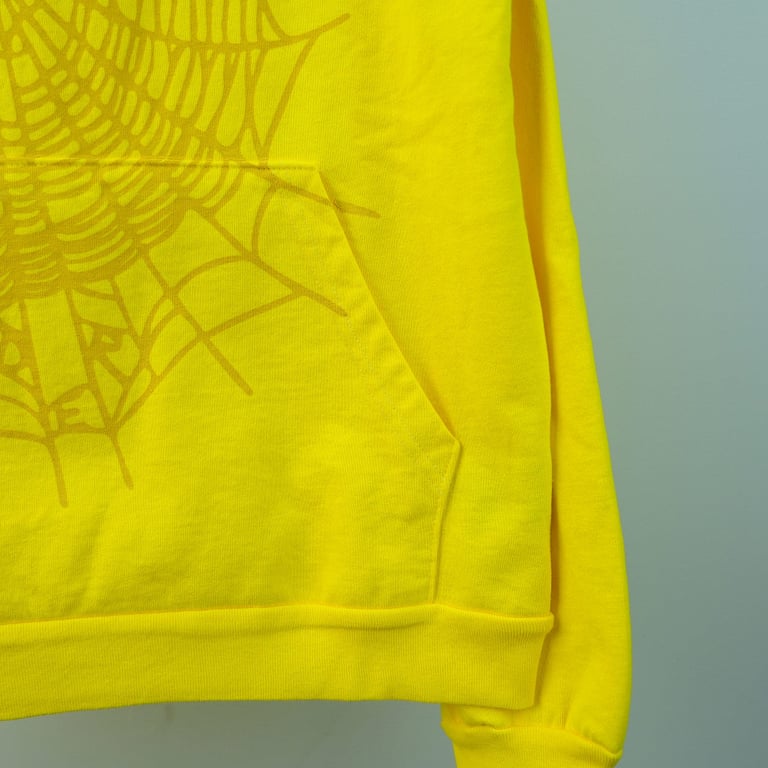 Sp5der Legacy Hoodie Yellow - 8