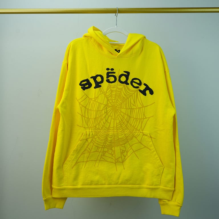 Sp5der Legacy Hoodie Yellow - 9