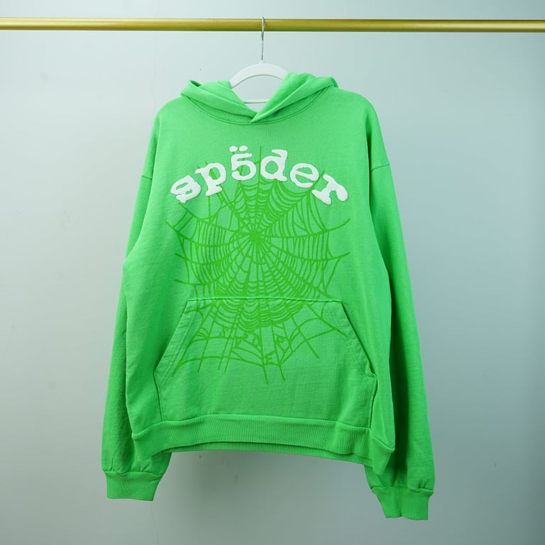 Sp5der Legacy Hoodie Green - 4