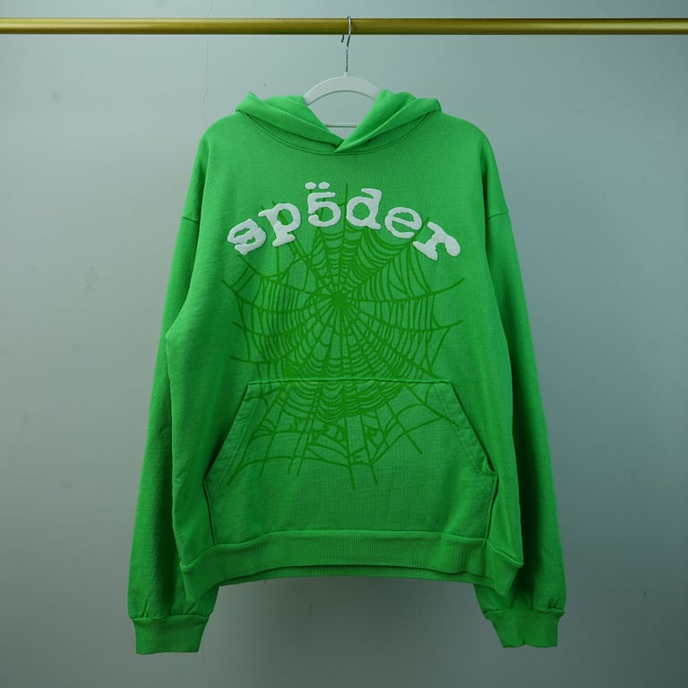 Sp5der Legacy Hoodie Green - 7