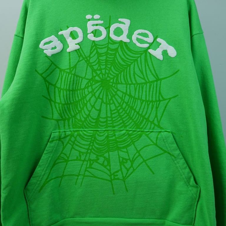 Sp5der Legacy Hoodie Green - 8