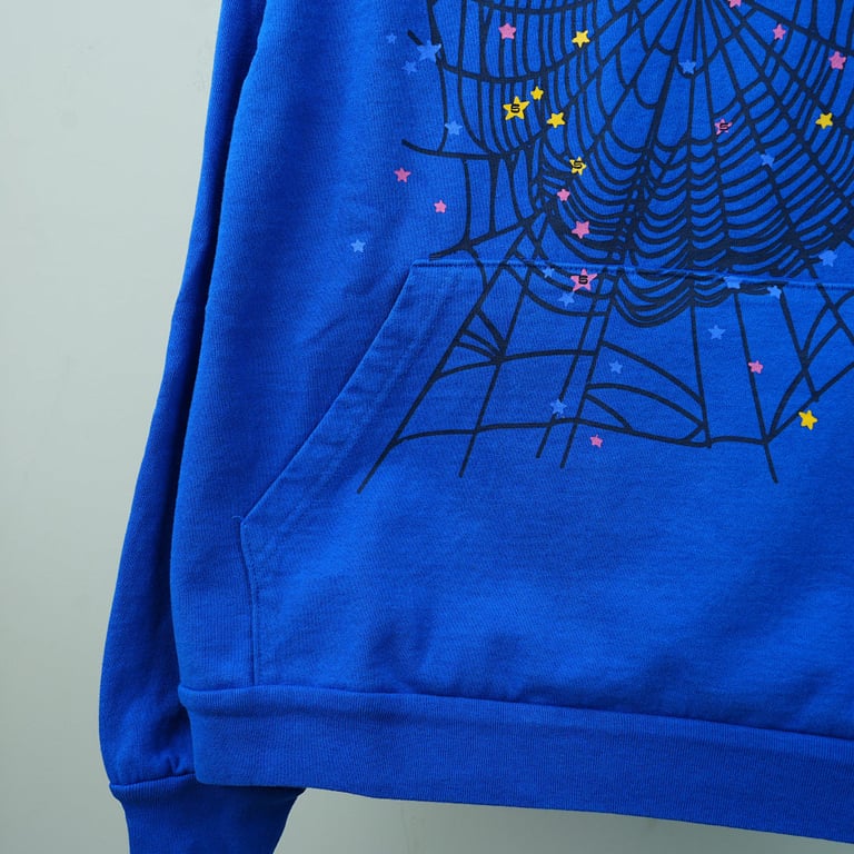 Sp5der TC Hoodie Blue - 15
