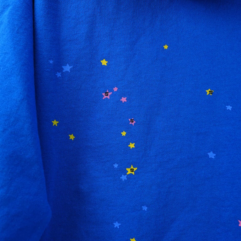 Sp5der TC Hoodie Blue - 18
