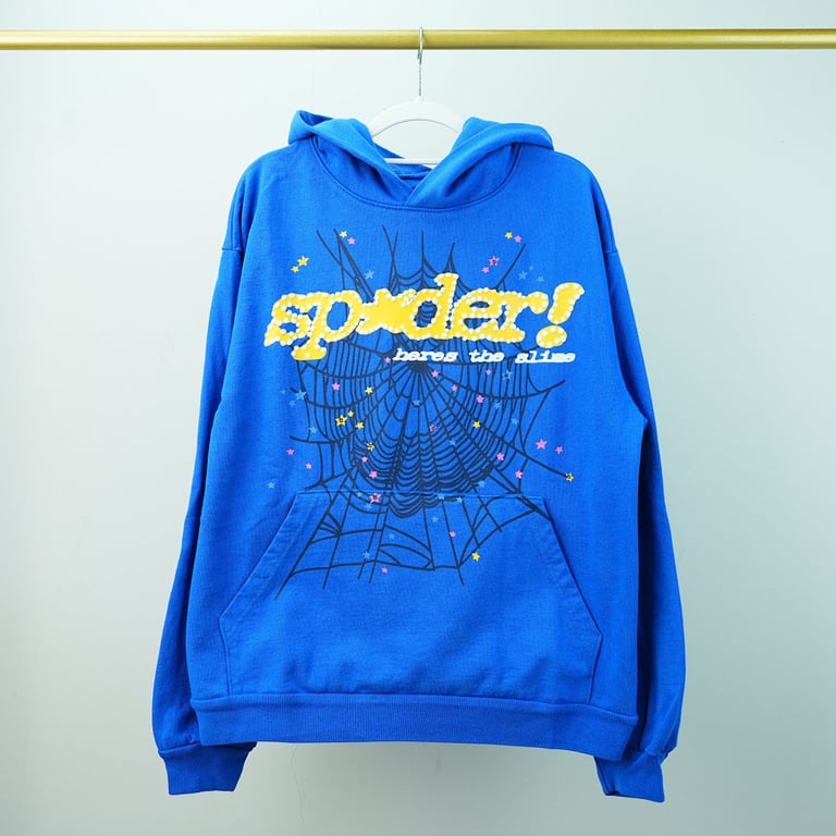 Sp5der TC Hoodie Blue - 3