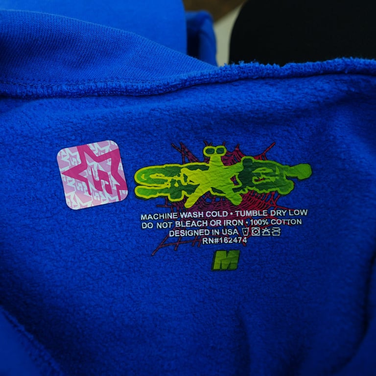 Sp5der TC Hoodie Blue - 21