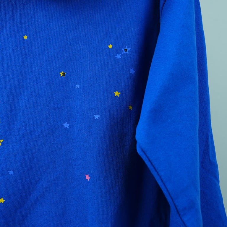 Sp5der TC Hoodie Blue - 24