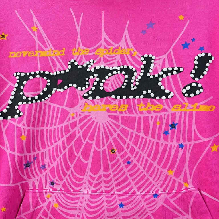 Sp5der P*NK Hoodie Pink - 10