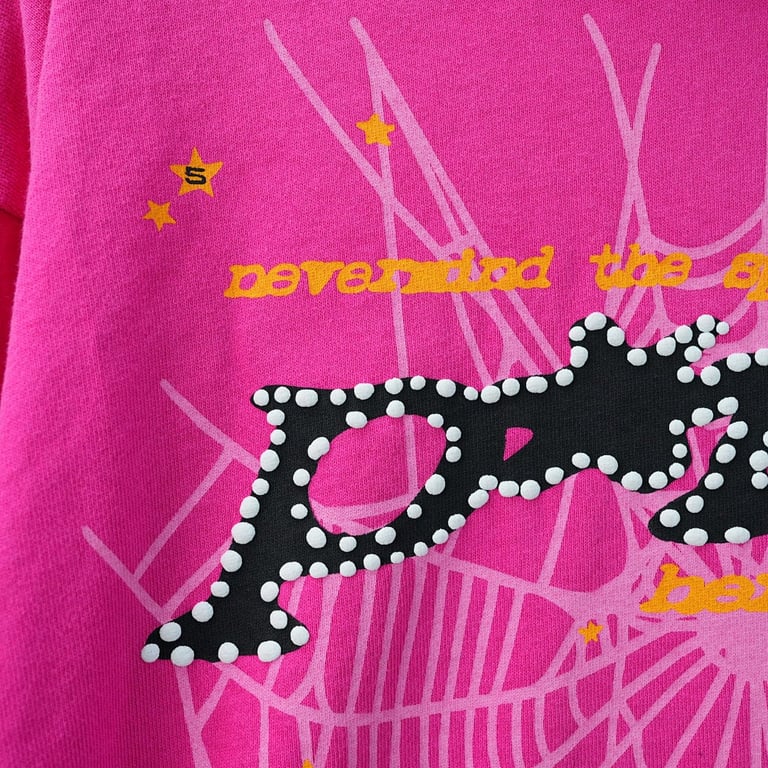 Sp5der P*NK Hoodie Pink - 13