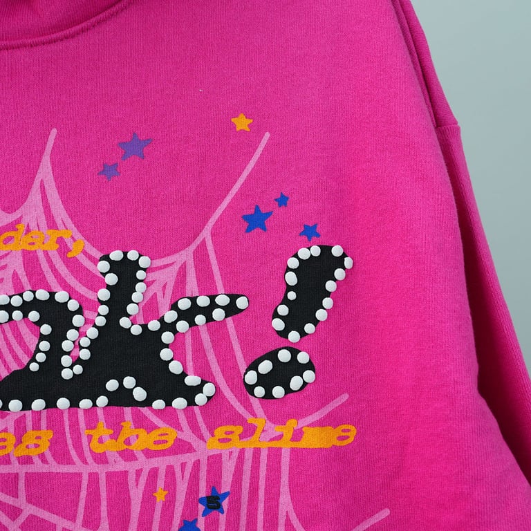 Sp5der P*NK Hoodie Pink - 14