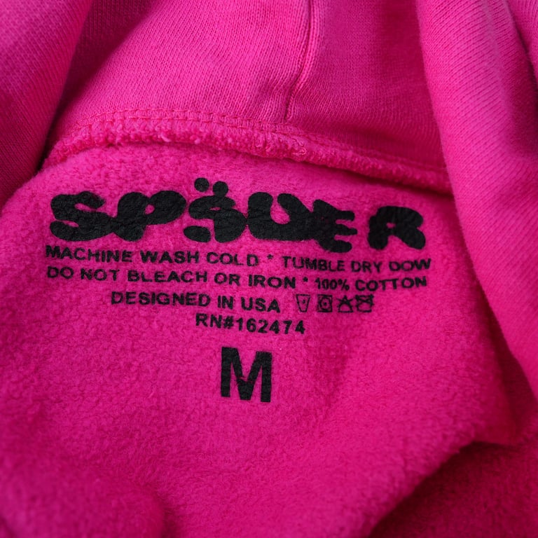 Sp5der P*NK Hoodie Pink - 22