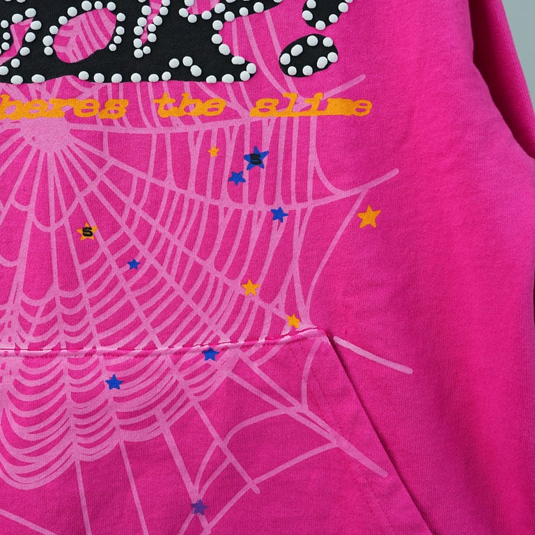 Sp5der P*NK Hoodie Pink - 25