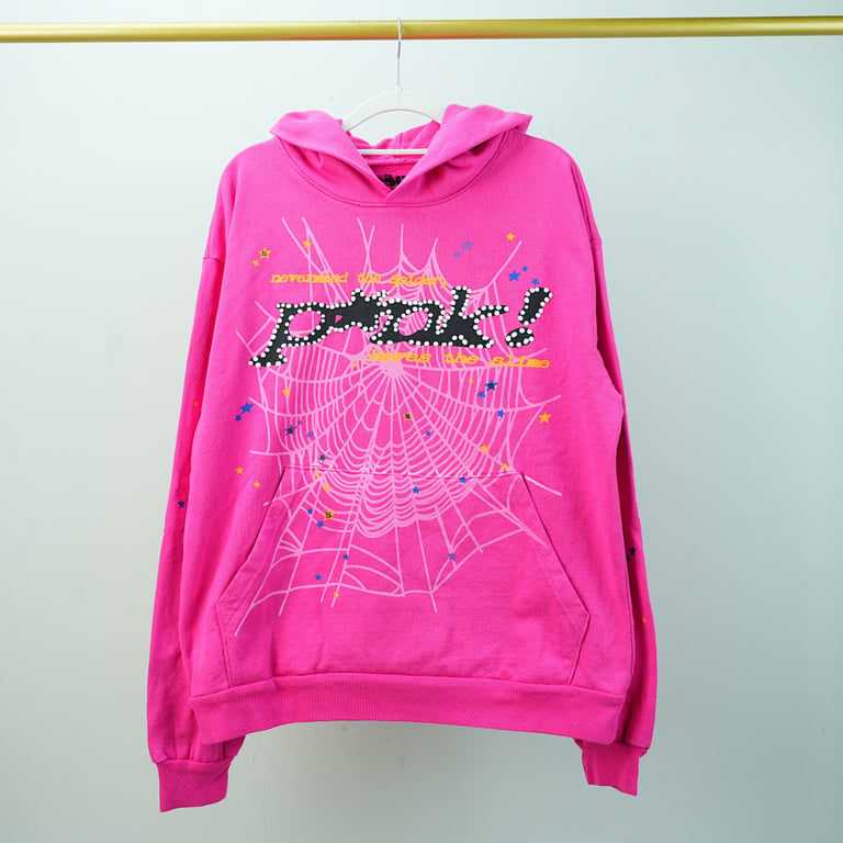 Sp5der P*NK Hoodie Pink - 6