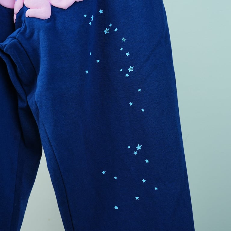 Sp5der 0G Web Sweatpants Navy - 11