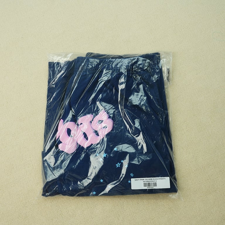 Sp5der 0G Web Sweatpants Navy - 3