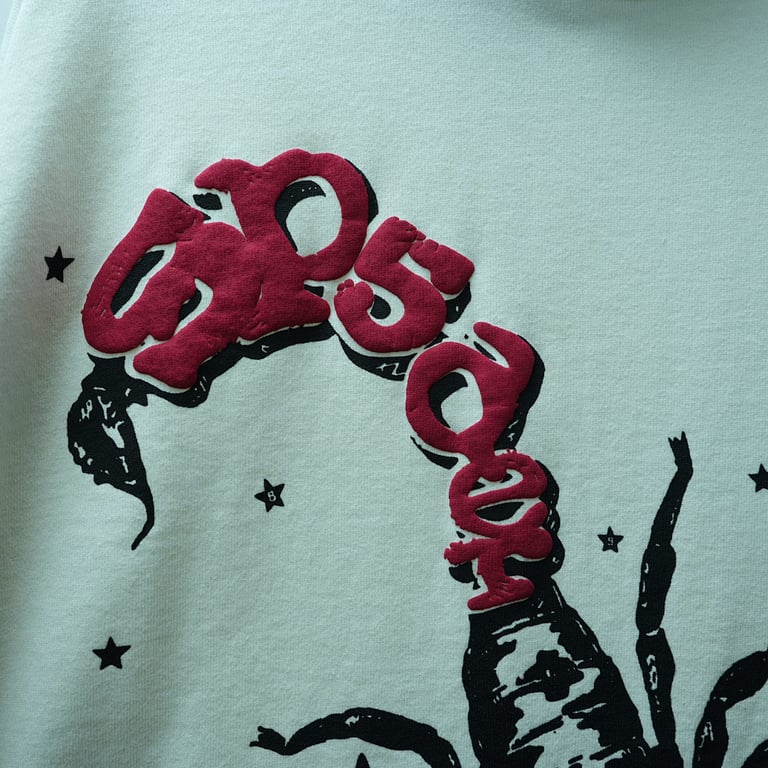 MTS x Sp5der Scorpion Hoodie Cream - 24