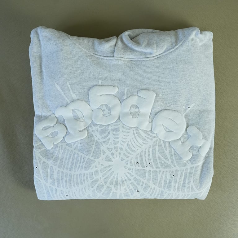 Sp5der OG Web Hoodie Heather Grey - 2