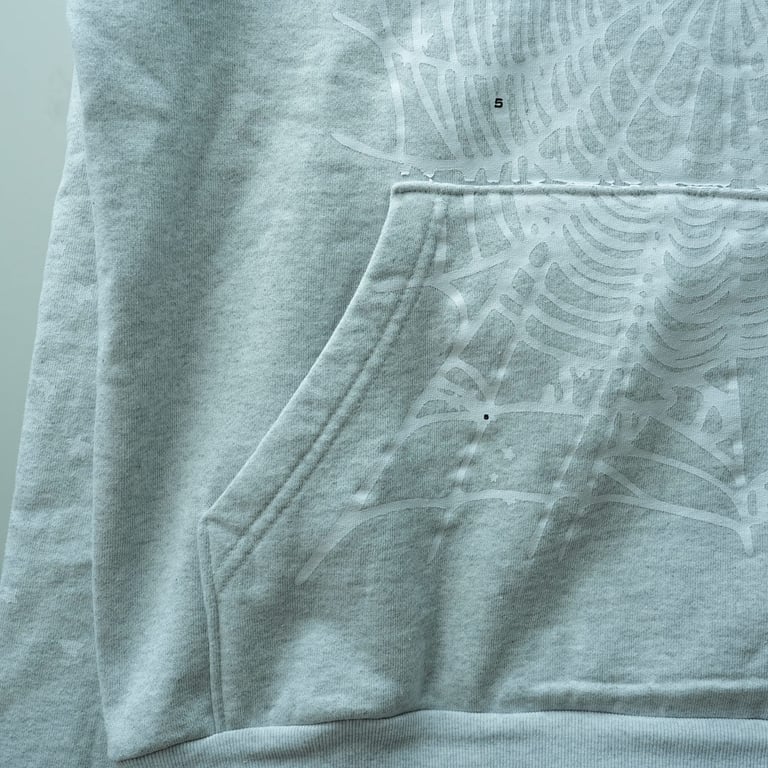 Sp5der OG Web Hoodie Heather Grey - 13