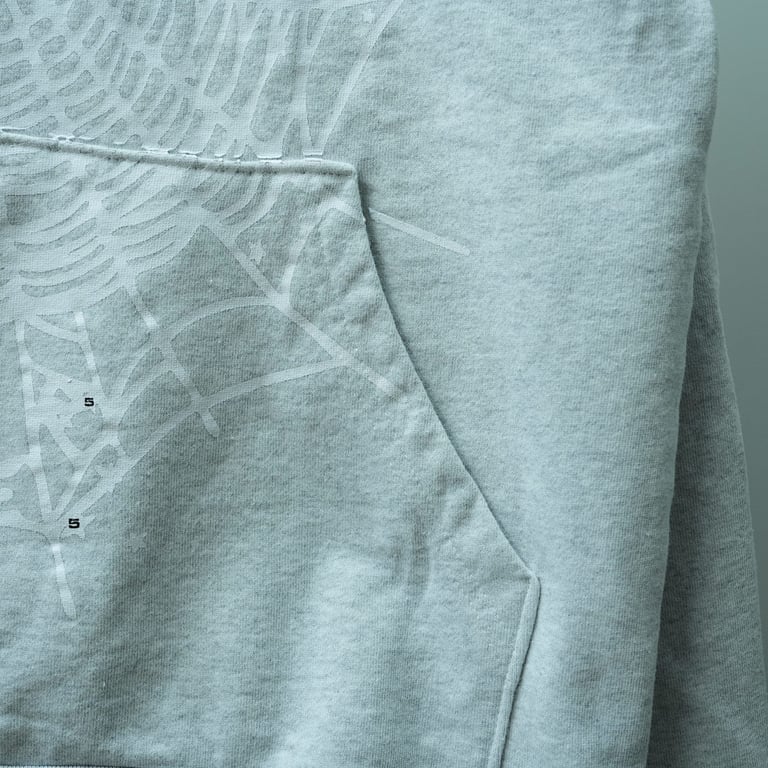 Sp5der OG Web Hoodie Heather Grey - 14