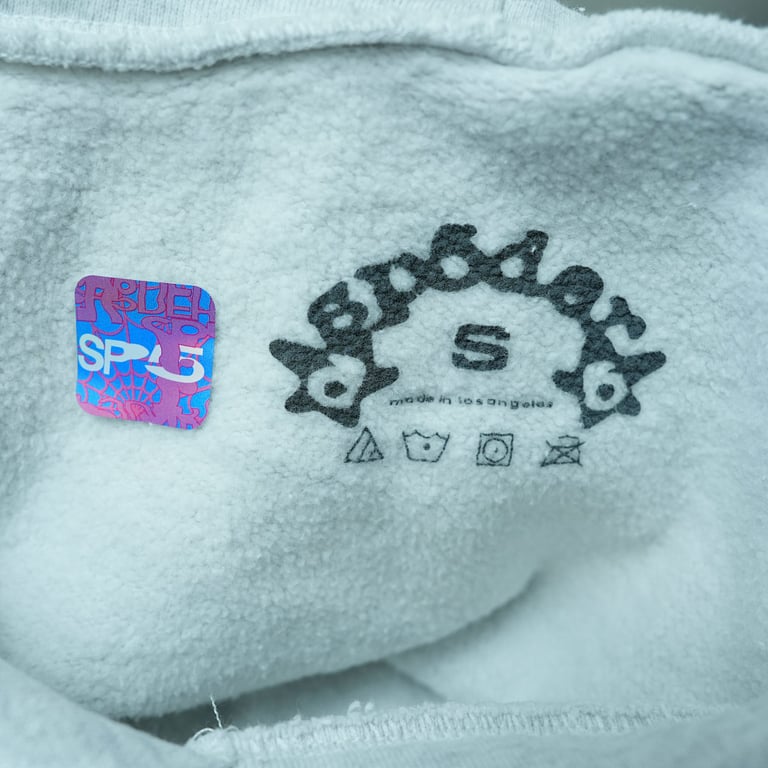 Sp5der OG Web Hoodie Heather Grey - 19