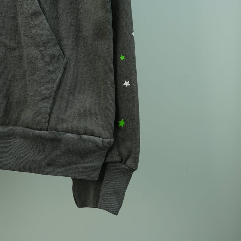 Sp5der Wait Web Hoodie Slate Grey - 11