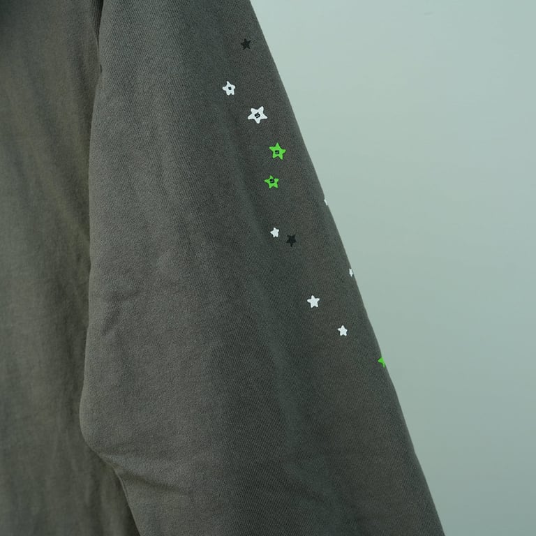 Sp5der Wait Web Hoodie Slate Grey - 26