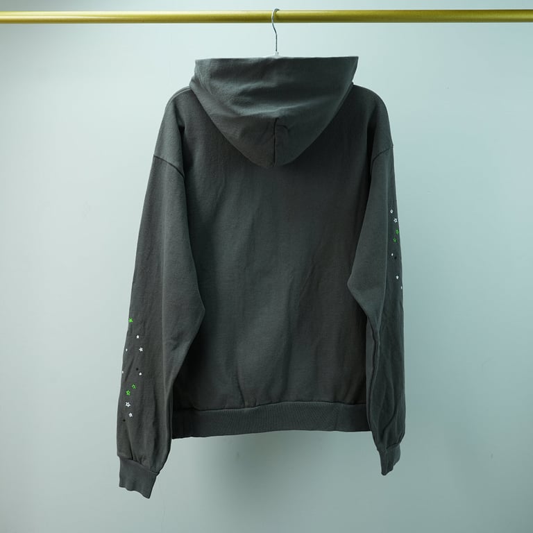 Sp5der Wait Web Hoodie Slate Grey - 27