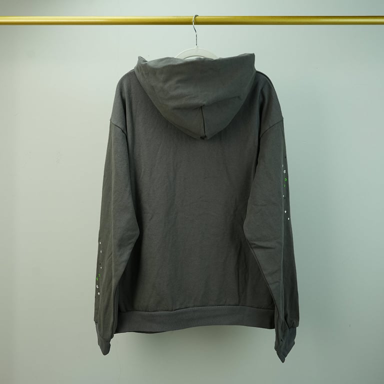 Sp5der Wait Web Hoodie Slate Grey - 5