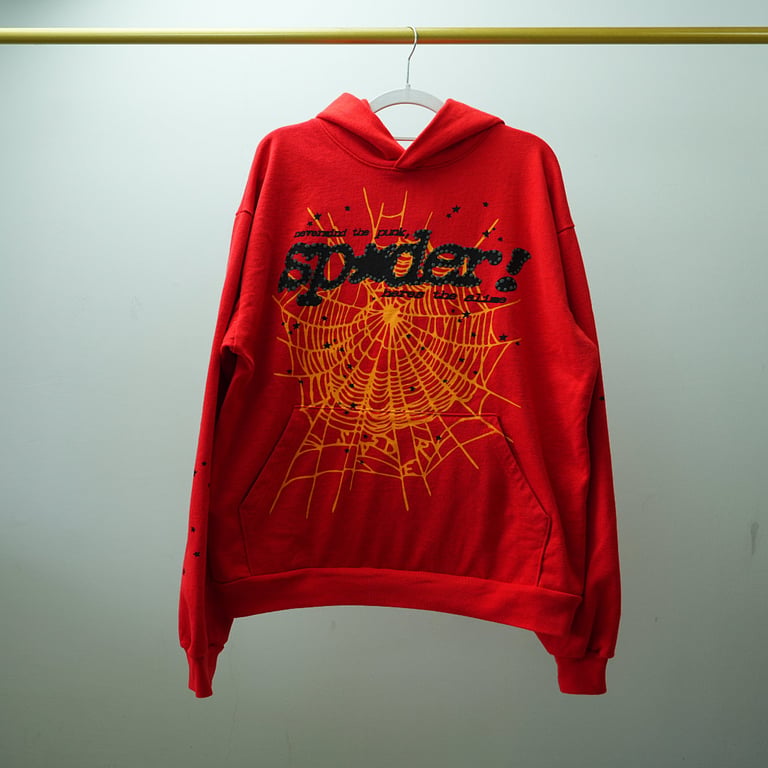 Sp5der P*NK V2 Hoodie Red - 22