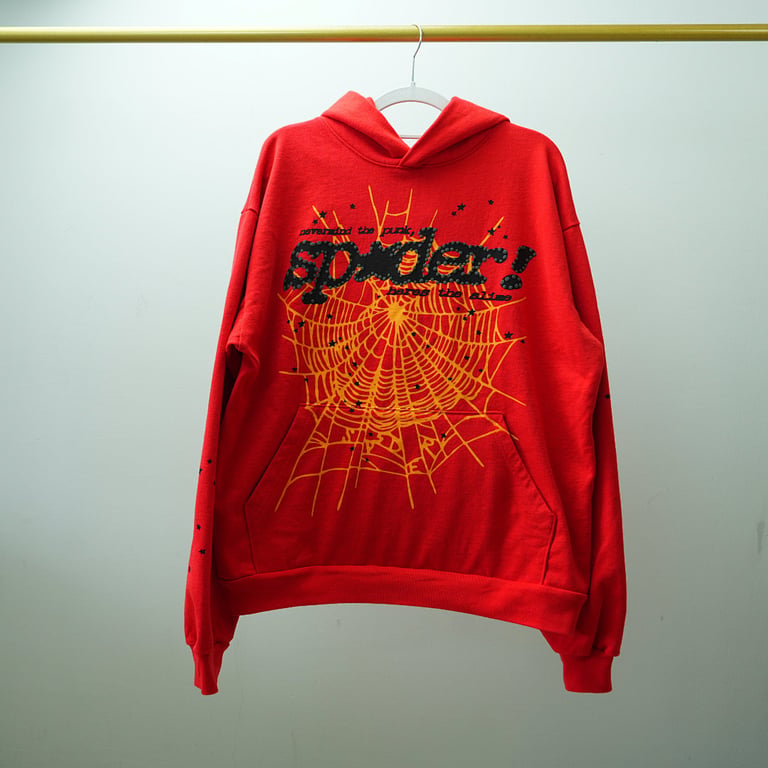Sp5der P*NK V2 Hoodie Red - 23